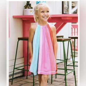 Colorful Let’s Get Together Charm Rainbow Dress